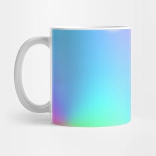 Rainbow Colors Abstract Blurry Gradient Ombre Soft Tie Dye Look Mug